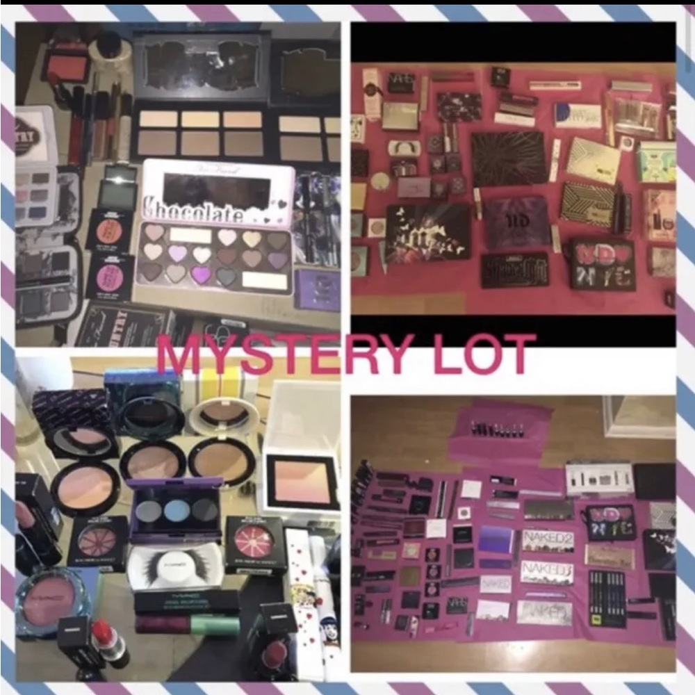 15 Pc Mixed Beauty Lot High End NIB MAC NATASHA DENONA URBAN DECAY TWO PALETTES!